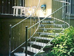 stairs with banister